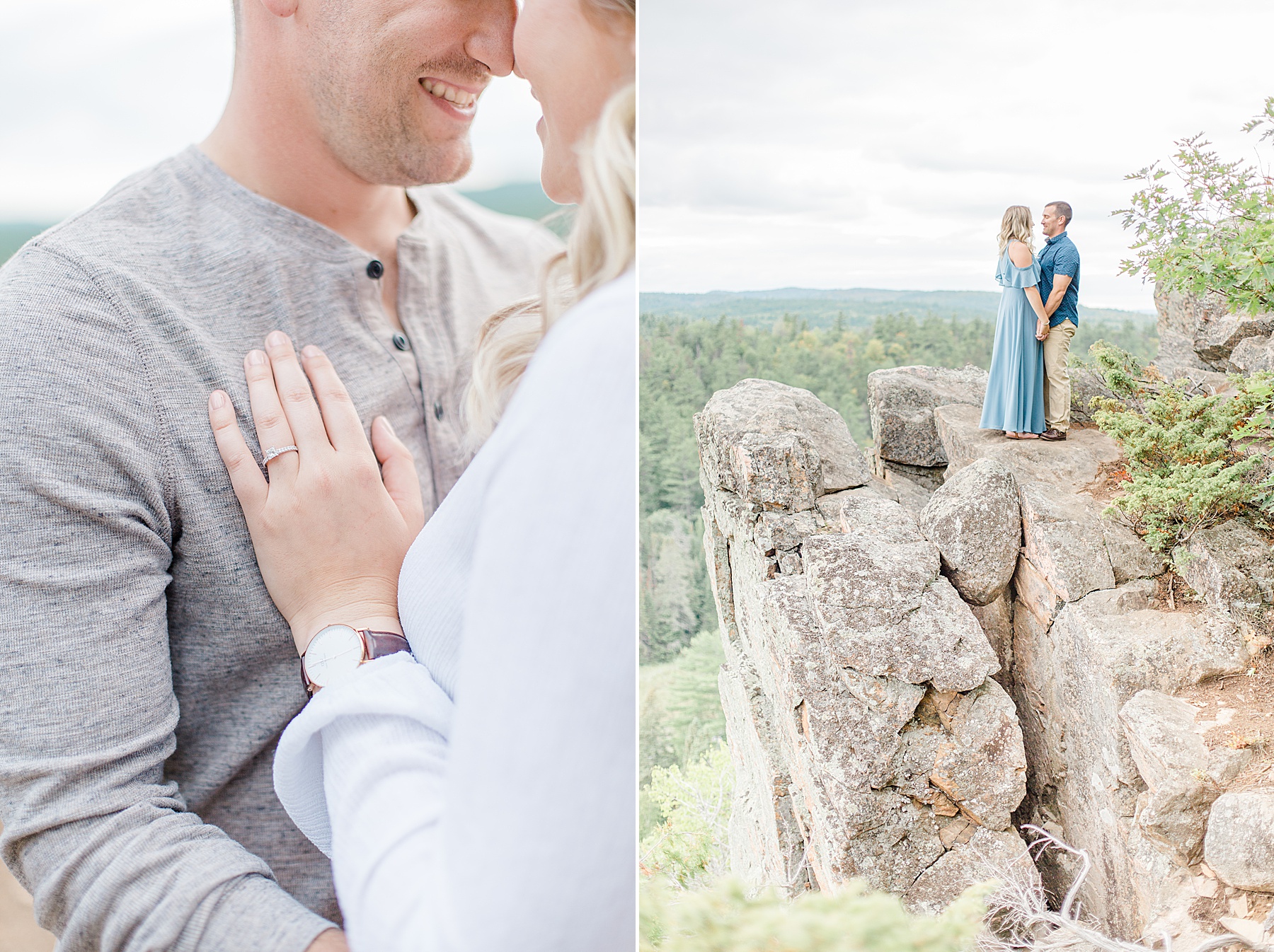 Eagle's Nest Lookout, Calabogie Engagement Session | brittany Navin Photography