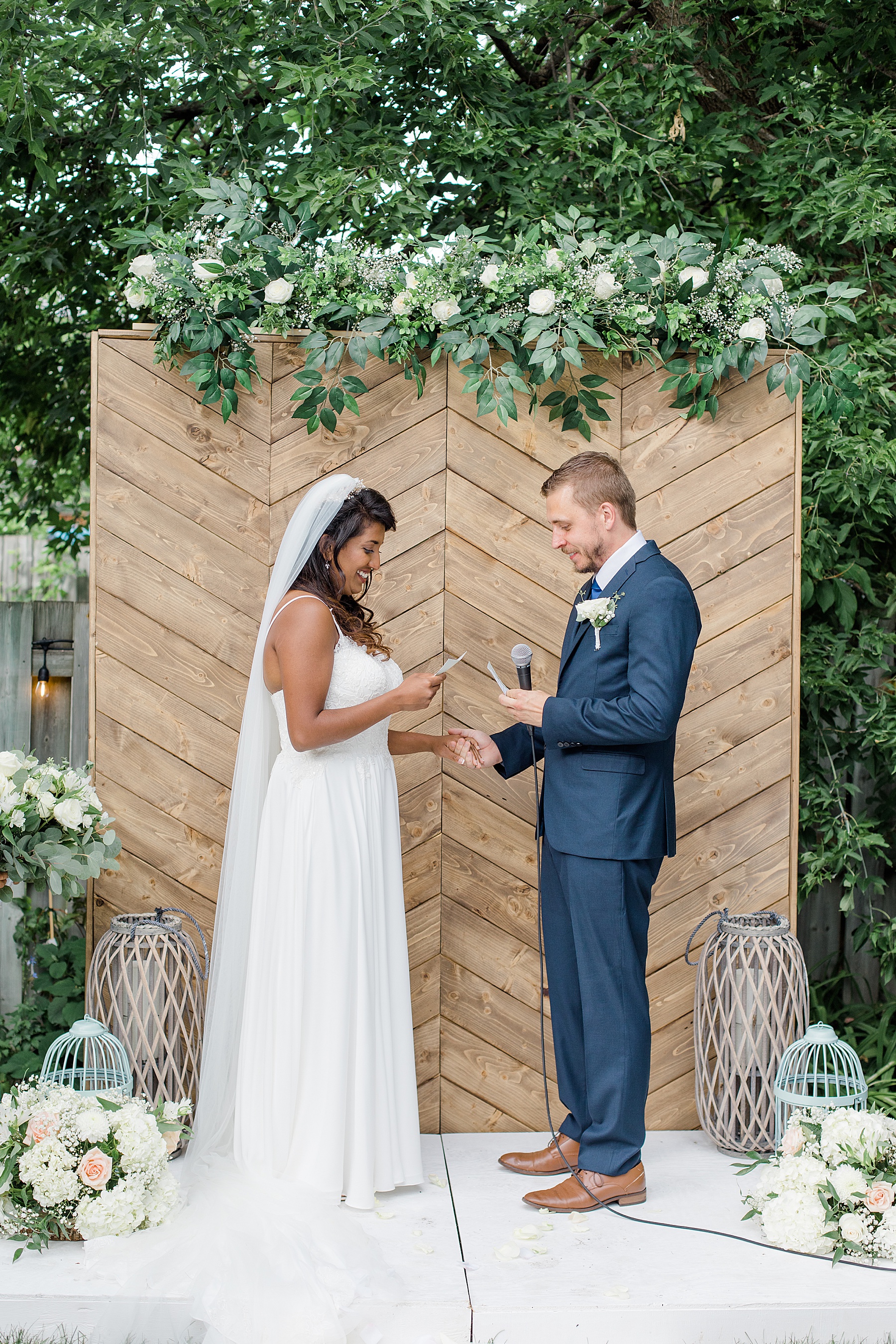 Ottawa Backyard Wedding | Brittany Navin Photography | Elegant Altar