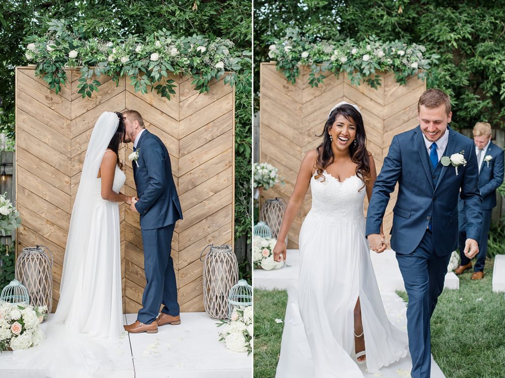 Ottawa Backyard Wedding | Brittany Navin Photography | DIY Altar