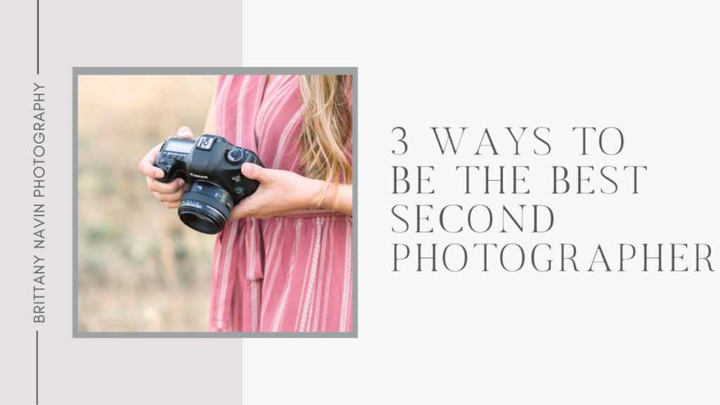 3 ways to be the best second photographer on a wedding day!