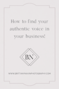 how to find your authentic voice within your business