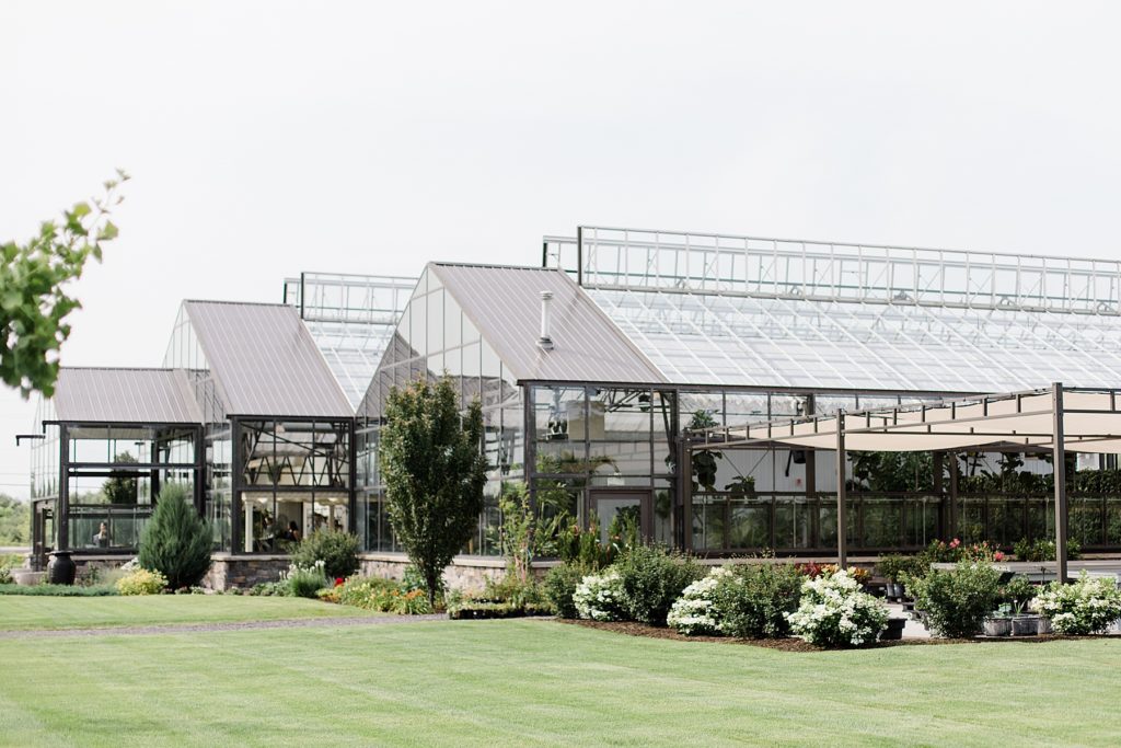 Aquatopia wedding venue greenhouse photographed by Brittany Navin Photography