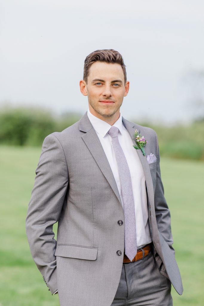 Groom portrait at Ottawa Wedding with brittany Navin Photography