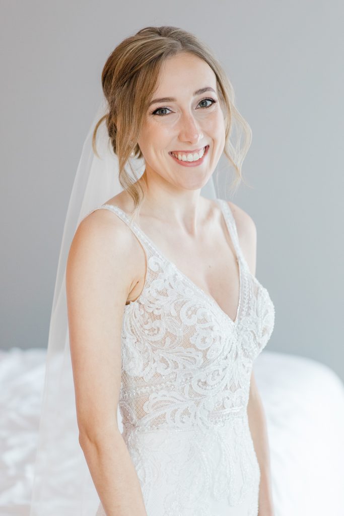 bridal portrait at Brookstreet Hotel Wedding in Ottawa with Brittany Navin Photography