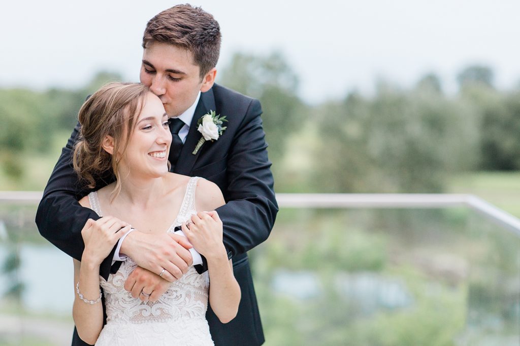 bride and groom portrait at ottawa wedding with brittany navin photography