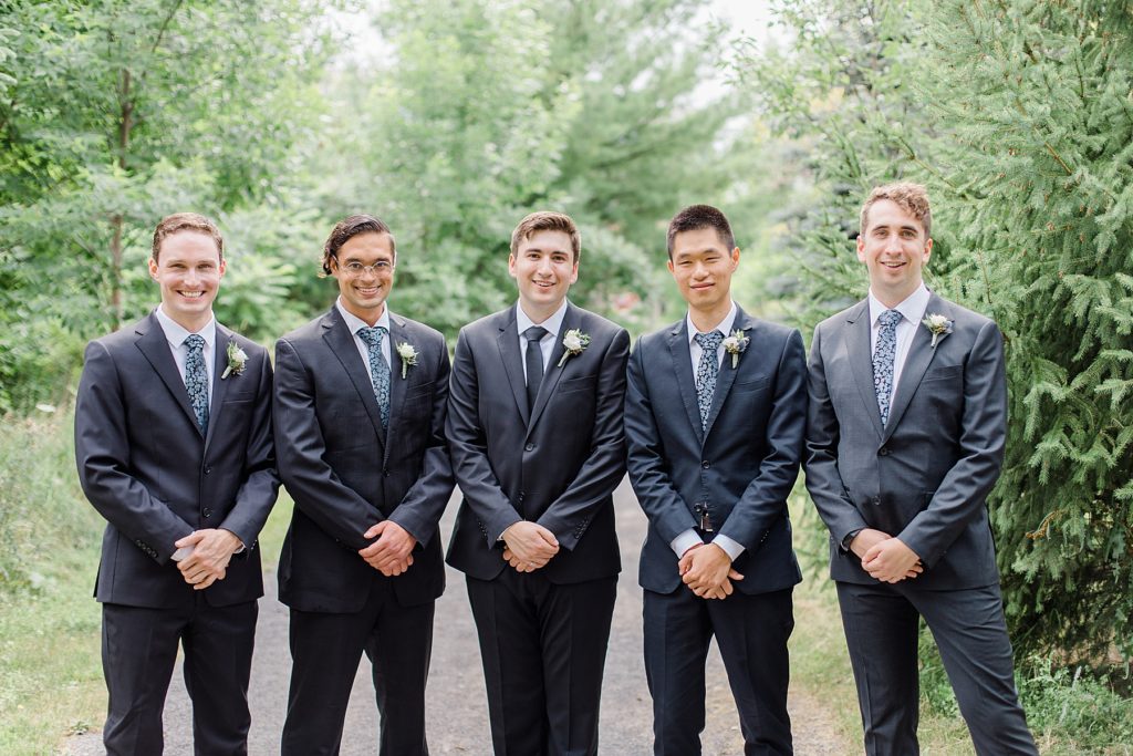 groomsmen photos at Brookstreet Hotel Wedding in Ottawa with Brittany Navin Photography