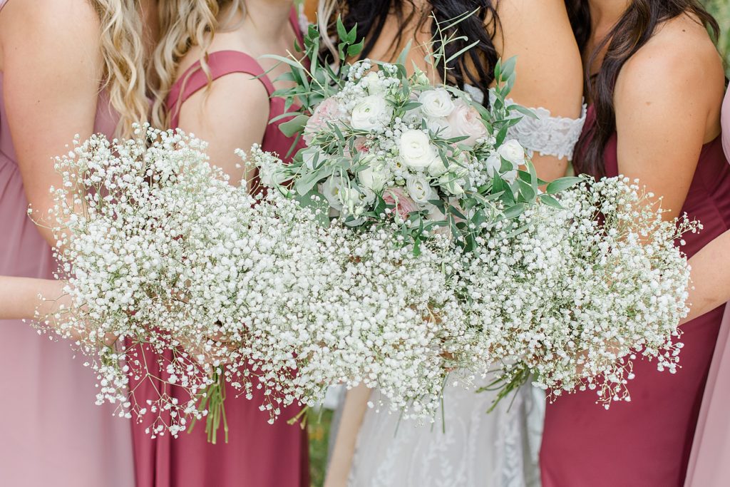 bridal florals from rustic engagements 
