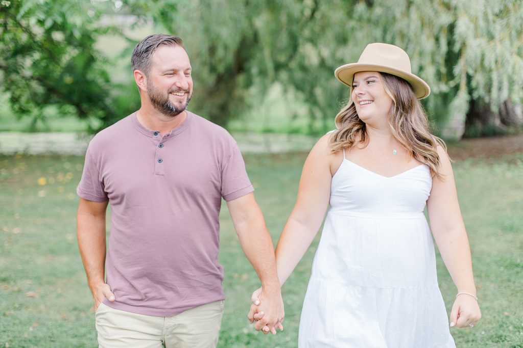 dominion arboretum engagement session phtoographed by Brittany Navin Photography