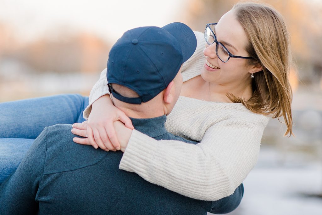 Downtown Almonte Engagement Session photographed by Brittany Navin Photography