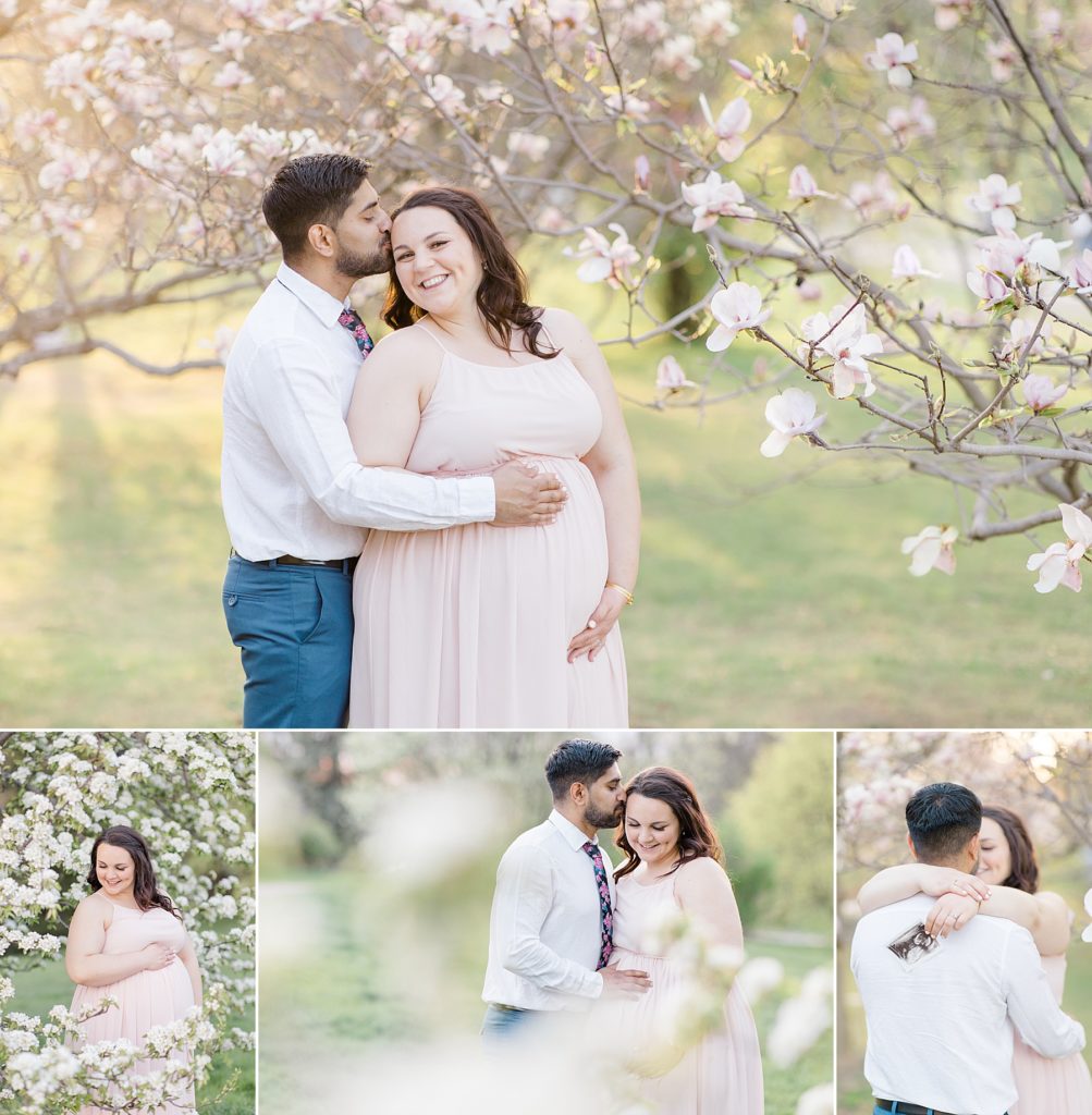 Ottawa Cherry Blossom Maternity Session photographed by Ottawa Wedding Photographer, Brittany Navin Photography