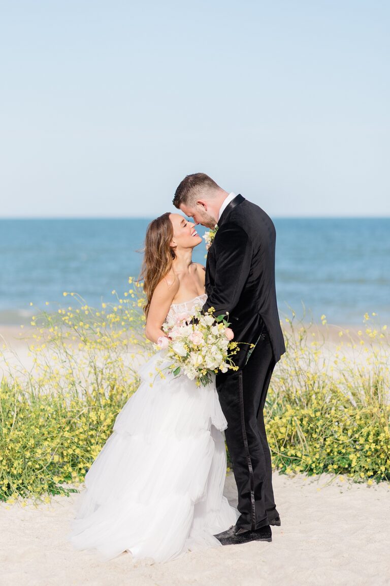 Modern Beach Wedding Editorial | Brittany Navin Photography
