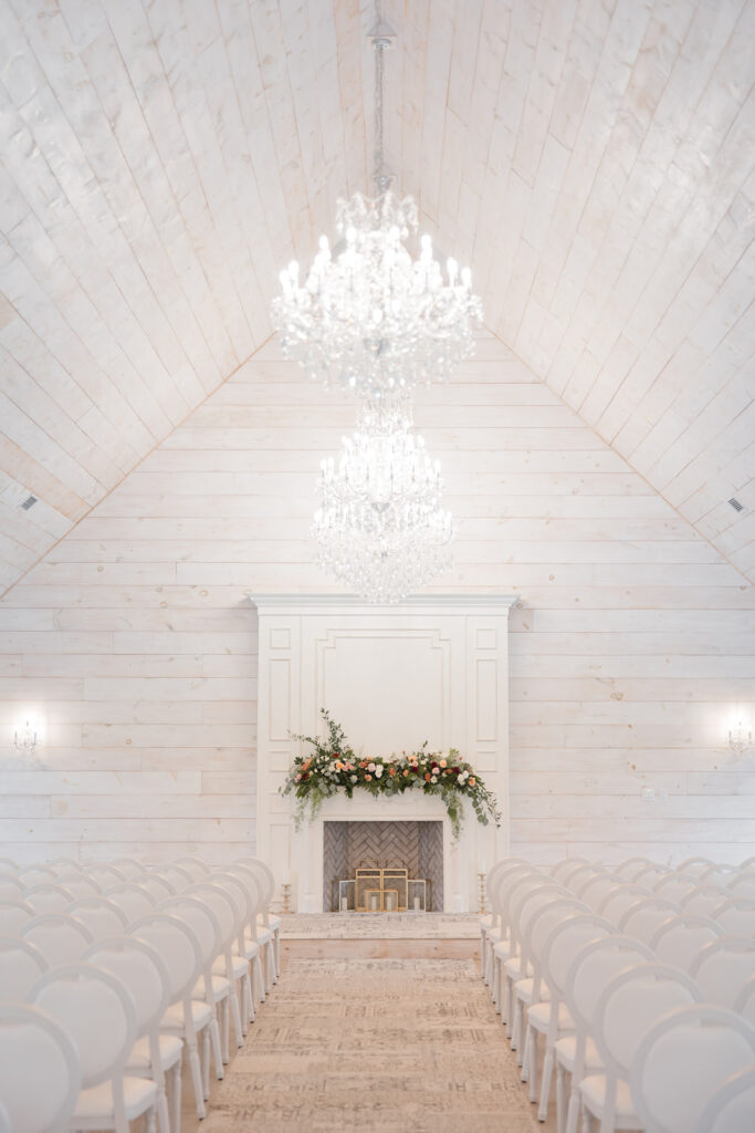 the inside of the ceremony house at Stonefields Estate wedding photographed by Ottawa Wedding Photographer Brittany Navin Photography